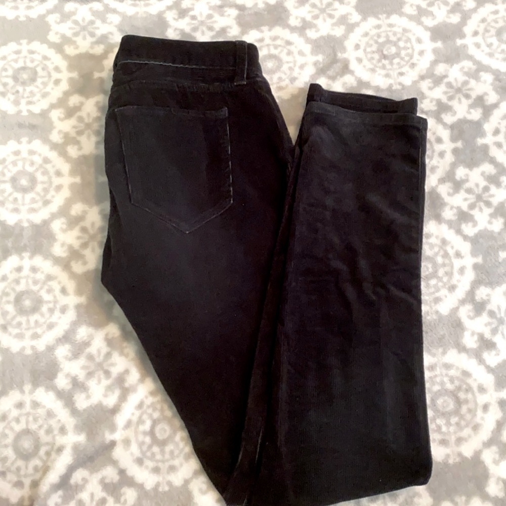 Corduroy black pants